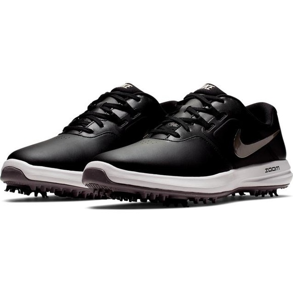 Nike Air Zoom Victory Spiked Golf Shoe - BLACK/SILVER - Picture 1 of 7